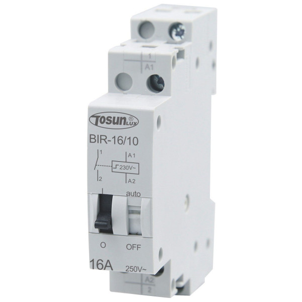 Імпульсне реле TOSUNlux BIR-16/20 16А 1P 230В AC/110В DC (6931934212594)