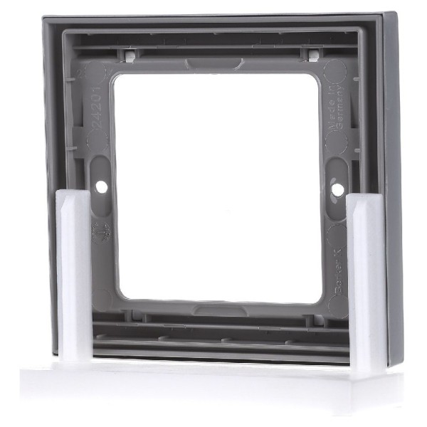 Одноместная рамка Berker K.5 13137003 (алюминий) - фото №5