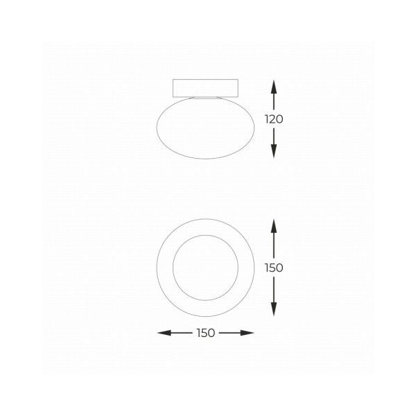 Світильник стельовий Zuma Line 1189 Omi G9 1x5W IP20 Gold - фото №1