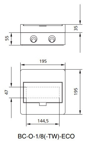 Щит Eaton Moeller BC-O-1/8-ECO - фото №1
