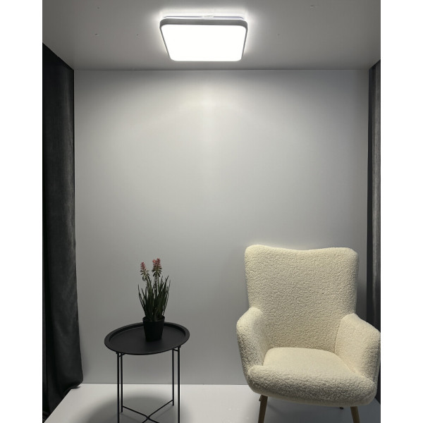 Потолочный светильник Nowodvorski 10992 Agnes Square LED Pro 1x32W 4000K 3100Lm IP44 белый - фото №2