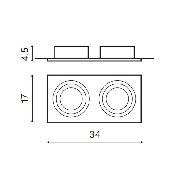 Точечный светильник Azzardo AZ2806 Siro 2 - фото №1