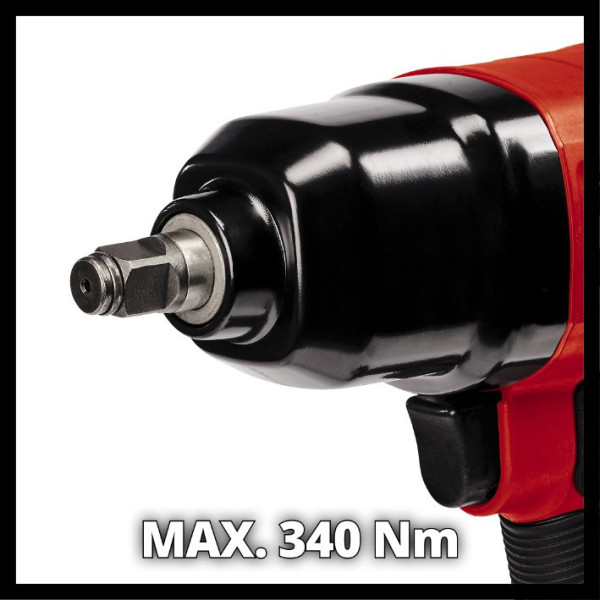 Пневматичний гайковерт Einhell TC-PW 340 6,3бар 340Нм з 8 головками (4138950) - фото №2