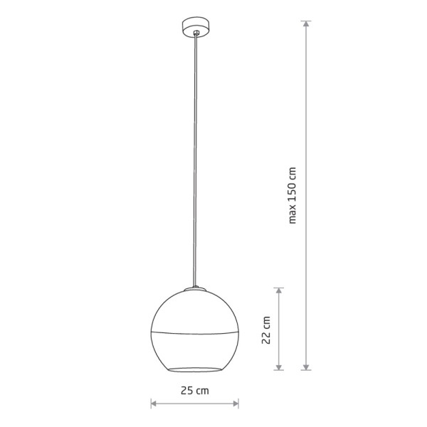 Подвесной светильник, люстра Nowodvorski 7606 Globe Plus M E27 1x25W IP20 хром - фото №2
