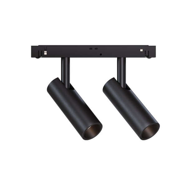 Магнітний трековий світильник Kloodi KDMG-SPOT35 2x7W 3K BK LED 1120Lm IP20 чорний