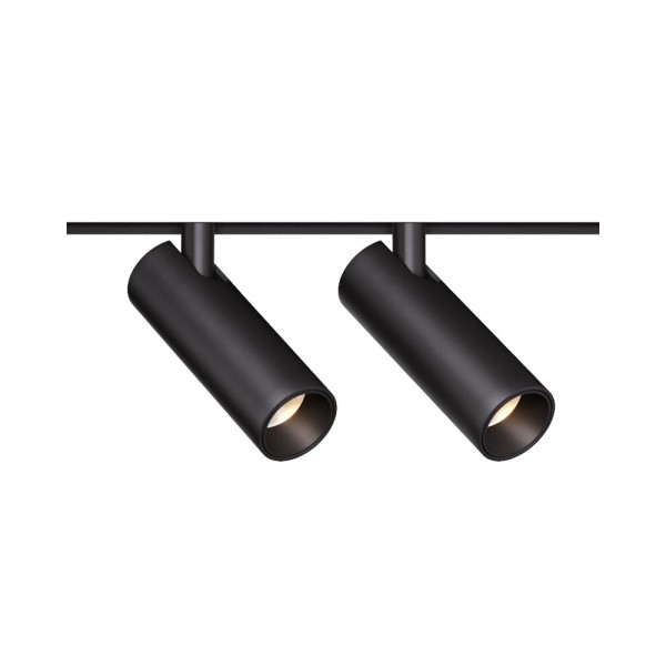 Магнітний трековий світильник Kloodi KDMG-SPOT35 2x7W 3K BK LED 1120Lm IP20 чорний - фото №3