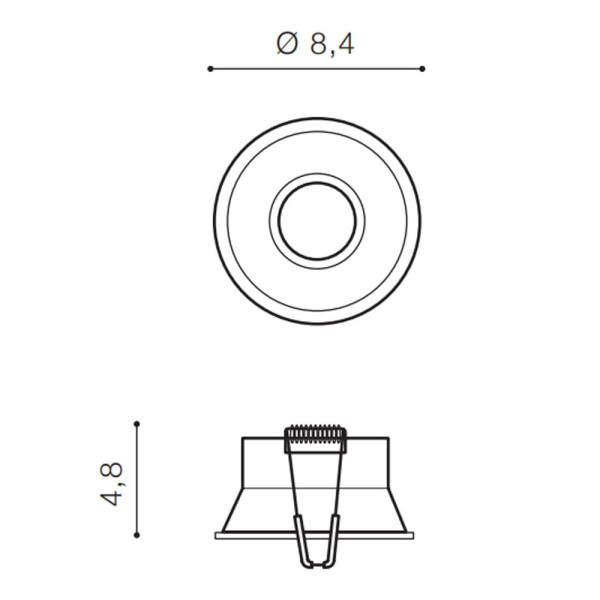 Точечный светильник AZzardo AZ4073 Itaka Wh - фото №1