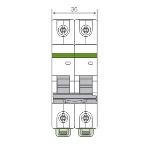 Автоматический выключатель NOARK Ex9BS 2P C50 50А 4,5кА C (102159) - фото №1