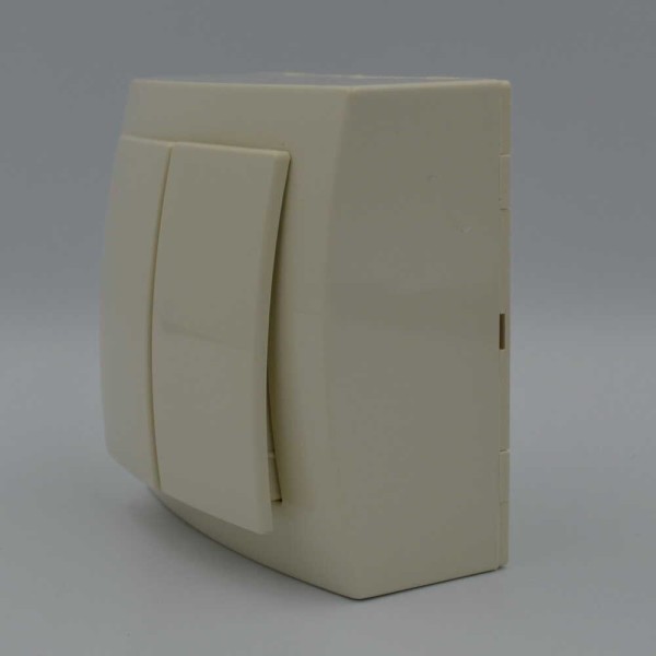 Выключатель Nilson Themis кремовый 2кл ( 26121003 ) - фото №2