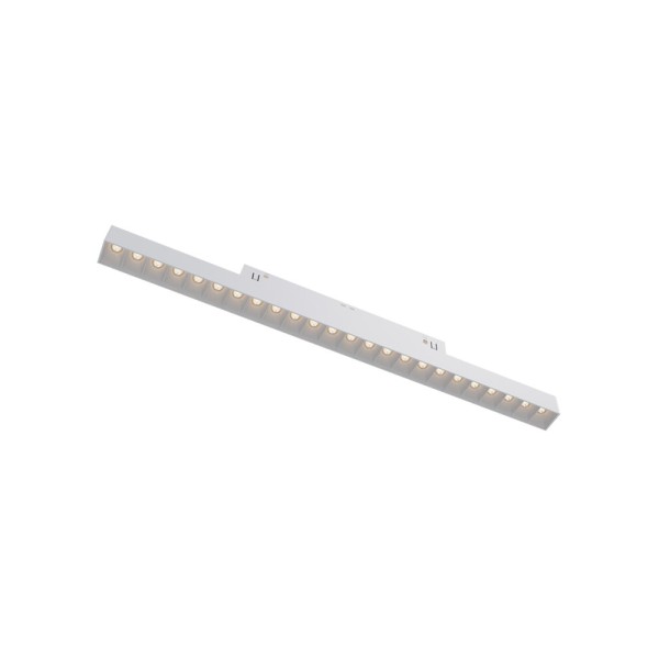 Магнітний трековий світильник Kloodi KDMG-LINE435 DL 24W 3K WH LED 1920Lm IP20 білий