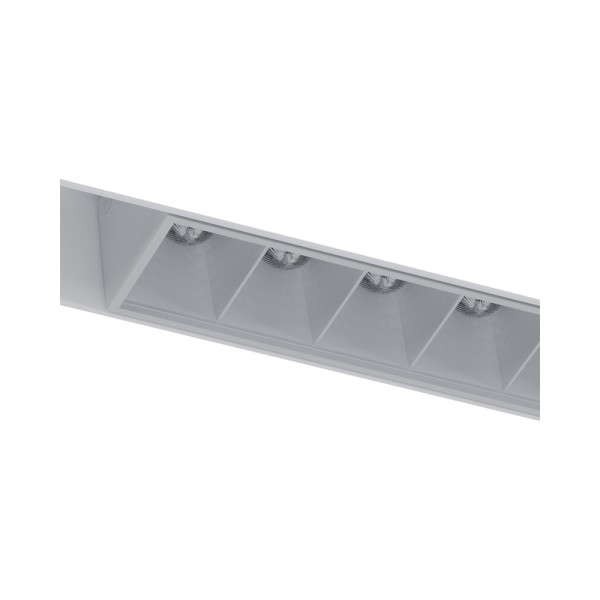 Магнітний трековий світильник Kloodi KDMG-LINE435 DL 24W 3K WH LED 1920Lm IP20 білий - фото №3