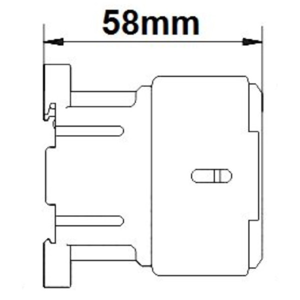 Контактор Schrack LZDM0913 Cubico Mini 230В AC 1НO 4кВт 9А 3Р - фото №5