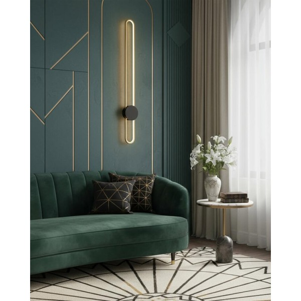 Бра, настенный светильник Goldlux 333933 Florentyna LED 1x24W 4000K 3000Lm IP20 золотой - фото №2