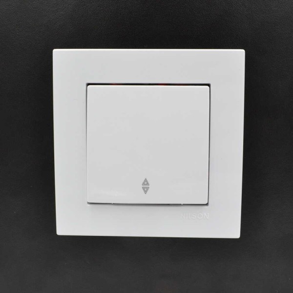 Вимикач Nilson Moda білий 1кл прохідний ( 21112007 ) - фото №4