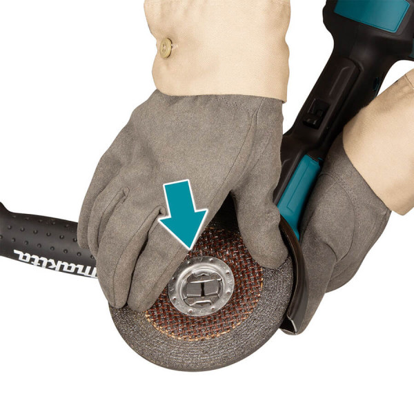 Аккумуляторная угловая шлифмашина Makita DGA519Z 18В 125мм - фото №3