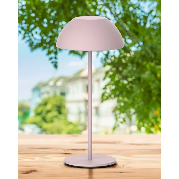 Светильник уличный портативный Goldlux 329943 Tanzania LED 1x1,8W 2700K 160Lm IP44 розовый - фото №1