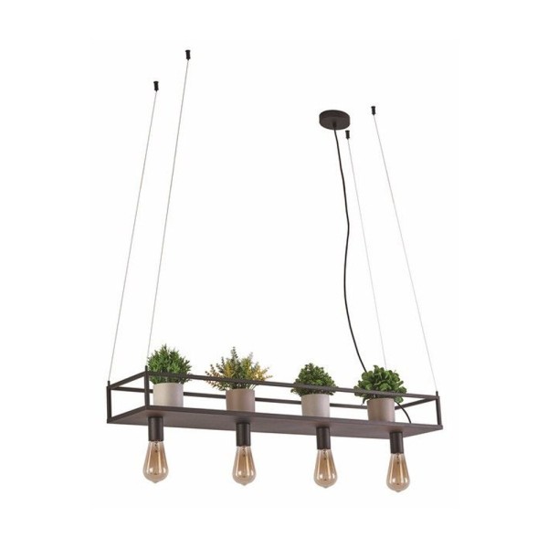 Подвесной светильник Reality 340601-30 Fiore E27 4x40W IP20 Bl - фото №1