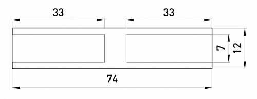 Алюминиевая гильза E.Next e.tube.stand.gl.25 соединительная (s4042001) - фото №1