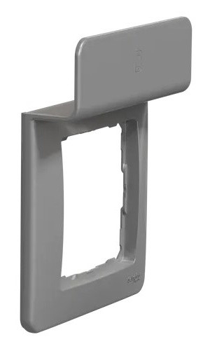 Рамка Schneider Electric Sedna Design с подставкой для мобильного алюминий SDD313809 - фото №1