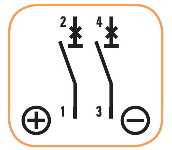 Автоматический выключатель ETI DC 4А 6кА C - фото №1