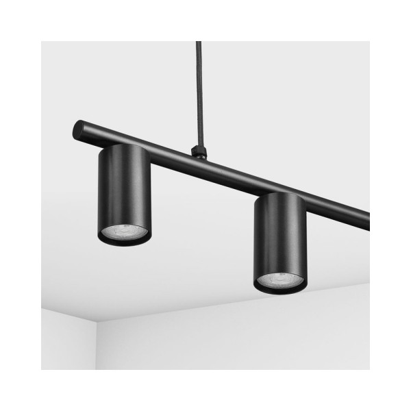 Люстра підвісна над столом, барною стійкою Imperium Light 7496110.05.05 Dovbush GU10 6x65W IP20 Чорна - фото №1