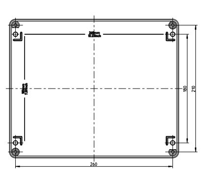 Пустая металлическая распредкоробка Spelsberg AL 337425 (sp15001501) (sp15001501) IP66 - фото №4