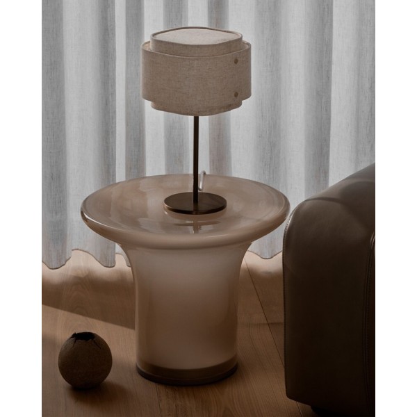 Настольная лампа Nordlux 2620015018 Takai E27 1x15W IP20 бежевая - фото №1
