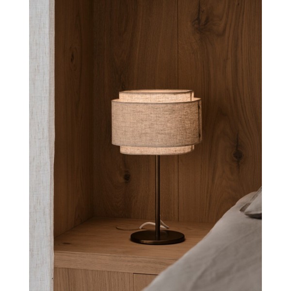 Настольная лампа Nordlux 2620015018 Takai E27 1x15W IP20 бежевая - фото №3