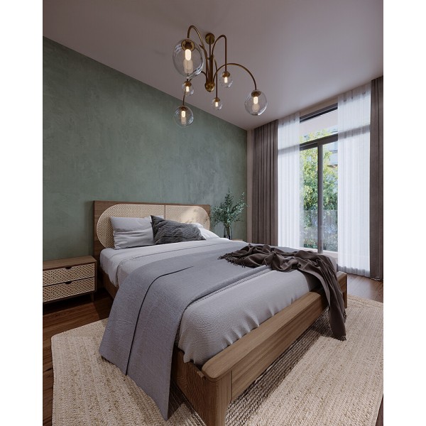 Люстра Pikart 38399-2 Celesta E27+G9 6x60W IP20 латунна - фото №2