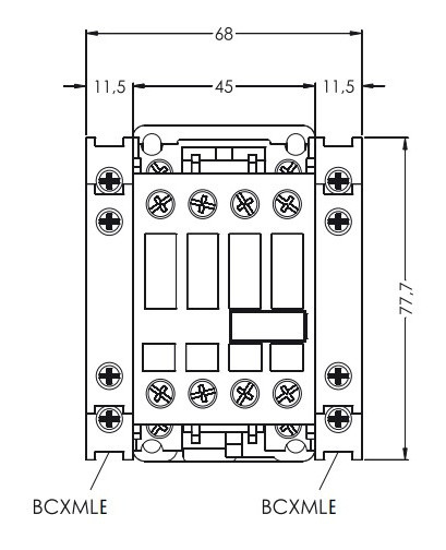 Контактор ETI CEM 09.10/AC230V - фото №1
