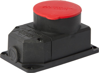 Силовой разъем E.Next e.socket.rubber.072.32