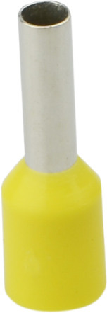 Наконечник Аско-Укрем НТ 0,75-08 изолированный желтый 100шт (A0060010140) - фото №1