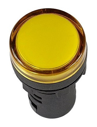 Сигнальна лампа TNSy AD22DS Ø22мм 12В AC/DC жовта (TNSy5502200)