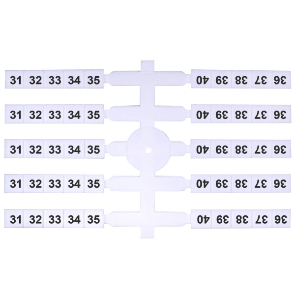 Маркировочная табличка ETI EO3 31-40 200шт (3901758)