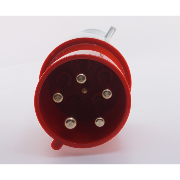 Трехфазный штекер на кабель WALTHER WL260 (3P+N+E) 63А 380V IP44 - фото №1