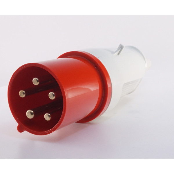 Трехфазный штекер на кабель WALTHER WL260 (3P+N+E) 63А 380V IP44 - фото №4