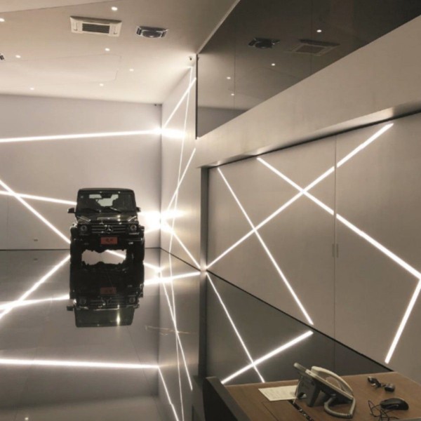 LED-профіль врізний анодований чорний COLORS 2,5 метра (LE2507_2,5(black)) - фото №4