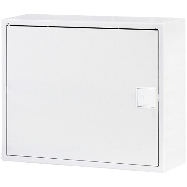 Однорядный наружный электрощиток ETI 001100243 ACT 12 PO 12+2 с белой дверцей - фото №1