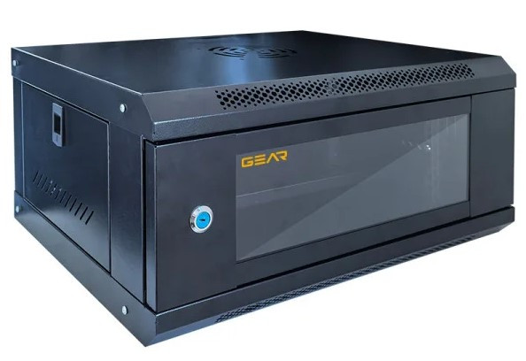 Серверна шафа із полицею GEAR GWMSN-4U-600-600 4U 600x600мм