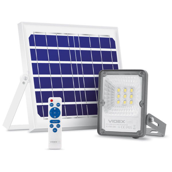 Автономний LED прожектор Videx 10Вт 5000K (VL-FSO-205) - фото №2