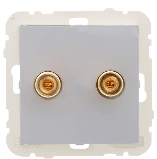 Стереоорозетка Logus 21220 TAL (алюминий)