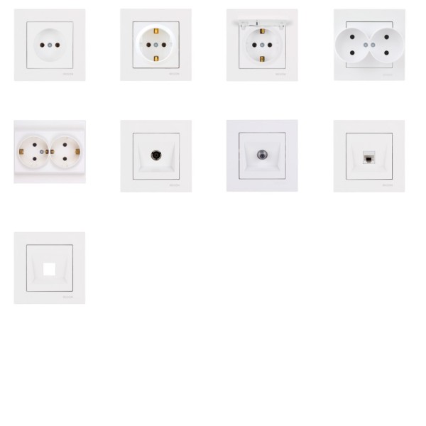 Розетка Nilson Moda біла комп'ютерна CAT6e RJ45 ( 21112045 ) - фото №5