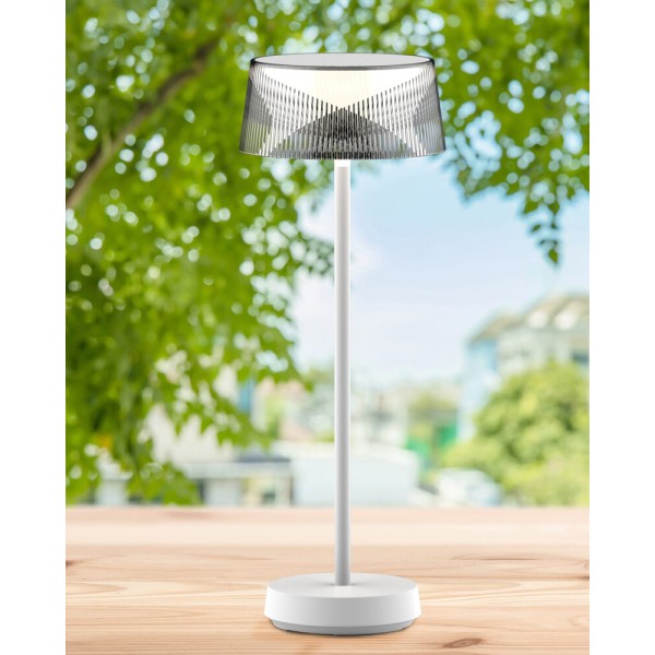 Светильник уличный портативный Goldlux 329882 Casablanca LED 1x3.4W 2700K 270Lm IP44 белый - фото №2