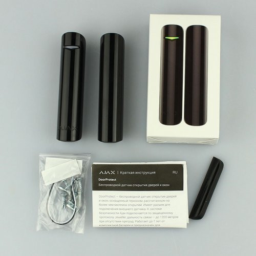 Беспроводной датчик открытия Ajax 1135 DoorProtect (черный) - фото №5