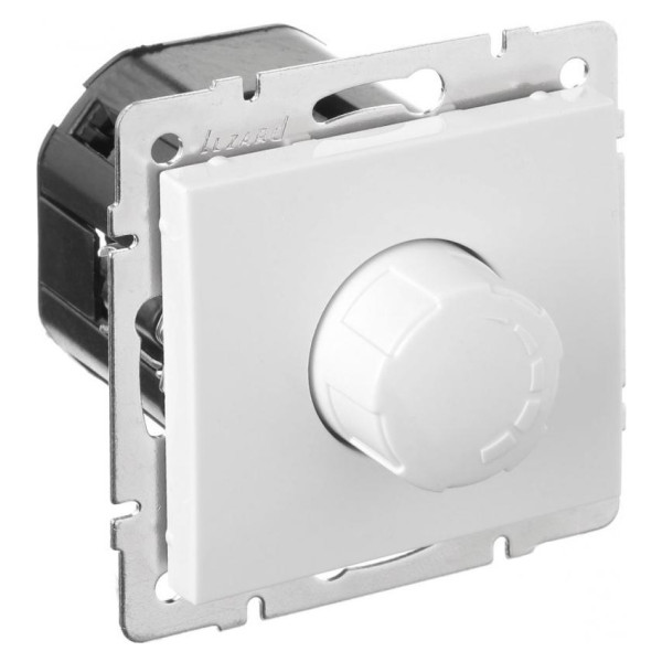 Светорегулятор Lezard Rain (703-0288-116) 500Вт с фильтром (белый) - фото №1