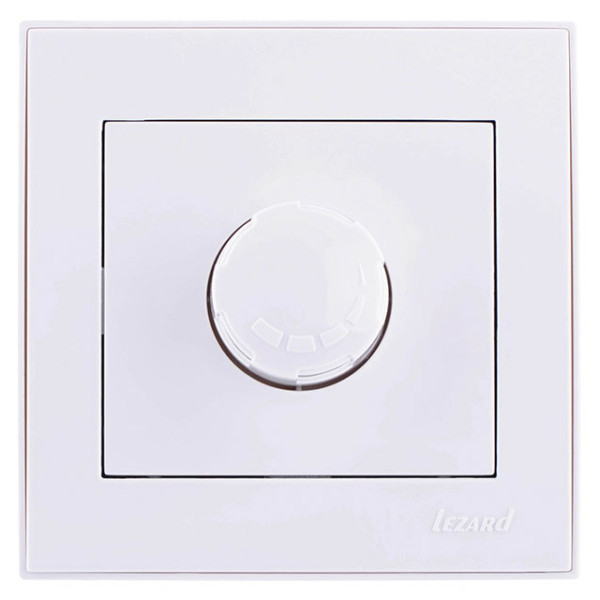 Светорегулятор Lezard Rain (703-0288-116) 500Вт с фильтром (белый) - фото №3