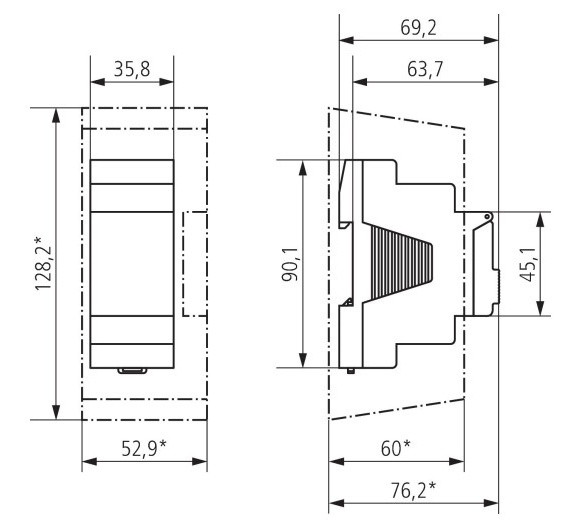 Цифровий таймер Theben SIMPLEXA 601 top із запасом ходу 48год 42 елементи пам'яті - фото №3