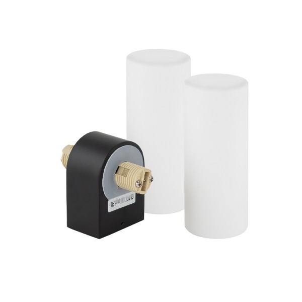 Бра для ванної, світильник Nowodvorski 10728 Natalie G9 2x10W IP44 чорний - фото №2