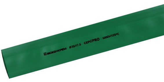 Термоусадочная трубка Аско-Укрем PRO Ø 35,0/17,5 зеленая (A0150040591)