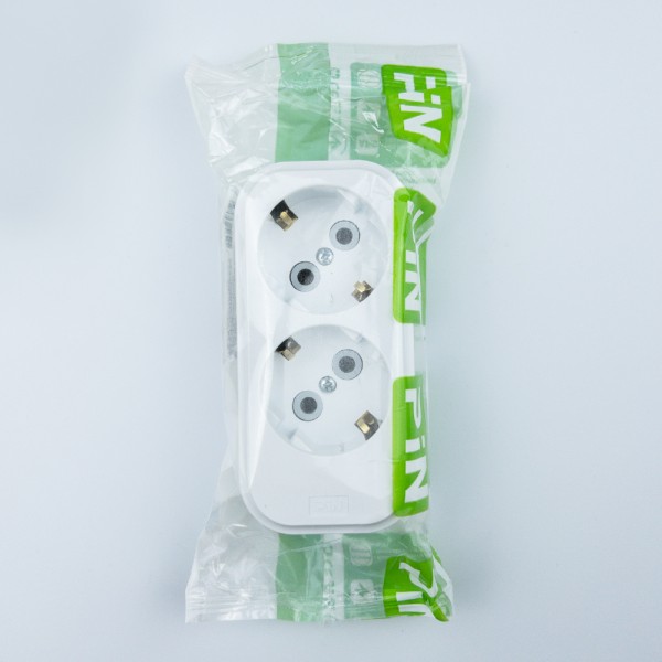 Колодка PIN 2-я с заземлением ( 516-050200-201 ) - фото №1